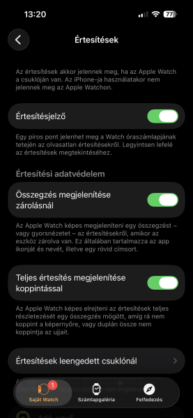 Itt a saj&aacute;t ig&eacute;nyeid szerint ki- &eacute;s bekapcsolhatod a be&aacute;ll&iacute;t&aacute;sokat.